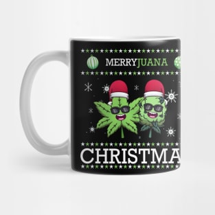 Cool Merryjuana Christmas Mug